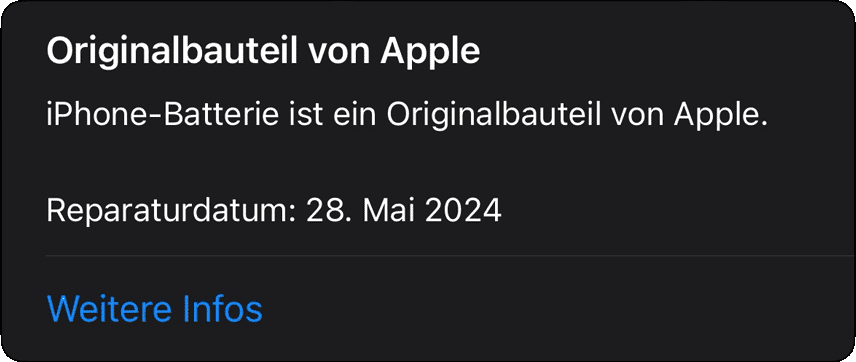 iphone akku original reparatur