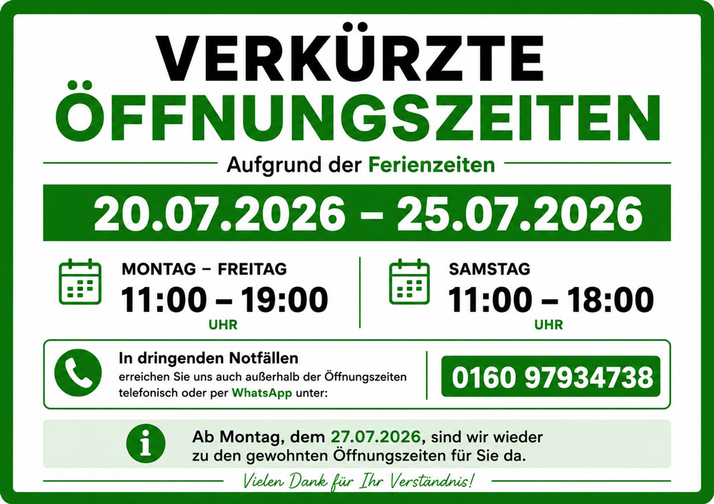 öffnungszeiten